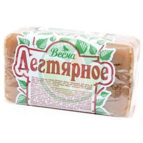 Весна дегтярное мыло туалетное 140г купить в Ейске