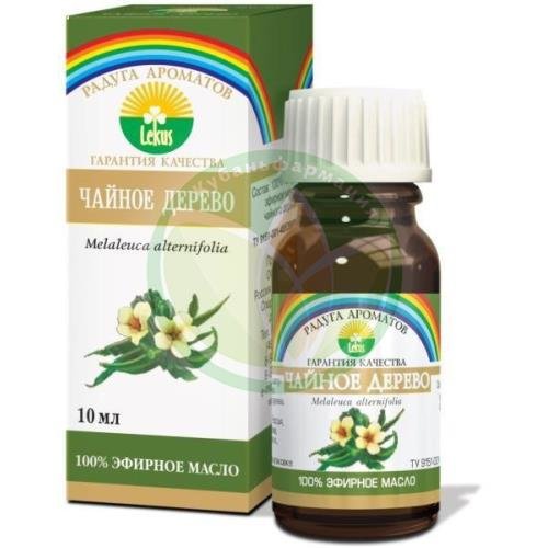 Лекус радуга ароматов масло эфирное 10мл чайное дерево купить в Кущевском районе