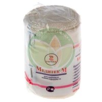 Медитек бинт медицинский эластичный вр 8х300см застежка