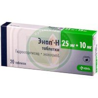 Энап-h таблетки 25мг + 10мг №20