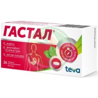 Гастал таблетки для рассасывания №24 мятные