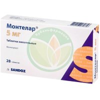 Монтелар таблетки жевательные 5мг №28