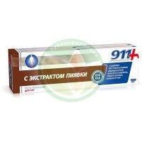 911 ваша служба спасения гель-бальзам для ног 100мл с экстрактом пиявки