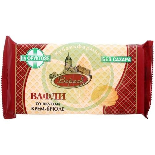 Вереск вафли 105г вкус крем-брюле на фруктозе купить в Сочи