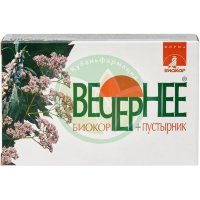 Вечернее + пустырник биокор драже 160мг №120 валериана + пустырник