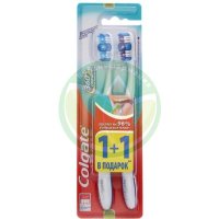 Колгейт 360° зубная щетка суперчистота средняя 1 + 1