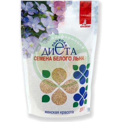 Биокор льняная диета семена 200г белого льна купить в Краснодаре Биокор льняная диета семена 200г белого льна купить в Краснодаре