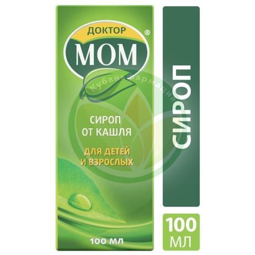 Доктор мом сироп 100мл в комплекте с мерным стаканчиком купить в Крымском районе