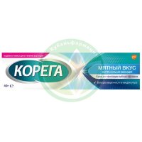 Корега крем для фиксации зубных протезов 40г экстра сильный мятный
