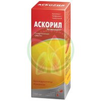 Аскорил экспекторант сироп 100мл в комплекте с колпачком мерным
