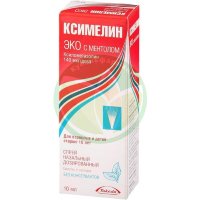 Ксимелин эко с ментолом спрей назальный дозированный 140мкг/доза 10мл (60доз)