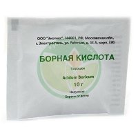 Борная кислота порошок 10г