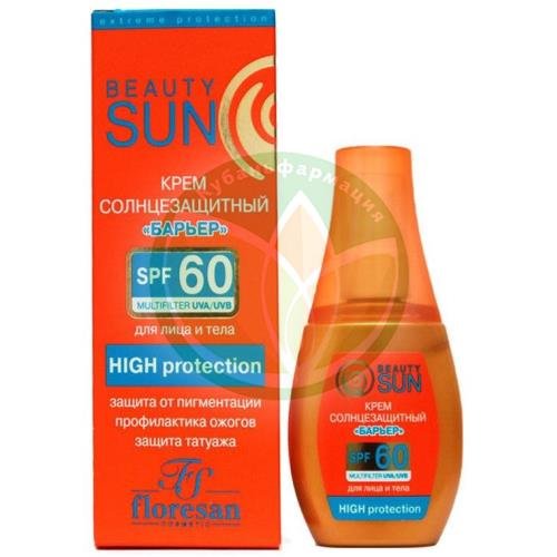 Флоресан бьюти сан крем для лица и тела 75мл с/защит. барьер spf60 (ф-283) купить в Туапсинском районе