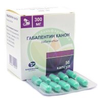 Габапентин канон капсулы 300мг №50