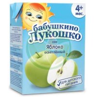Бабушкино лукошко сок 200мл яблоко осветлен. 4мес +