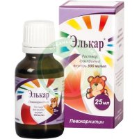 Элькар раствор для приема внутрь 300мг/мл 25мл
