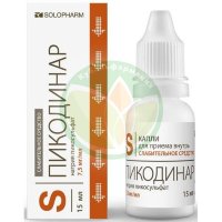 Пикодинар капли для приема внутрь 7,5мг/мл 15мл