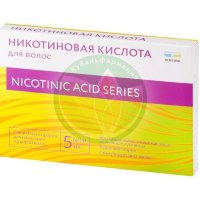Реневал никотиновая кислота ампулы для стимуляции роста волос 5мл №10