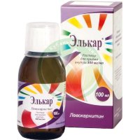 Элькар раствор для приема внутрь 300мг/мл 100мл /в комплекте с мерным стаканчиком/