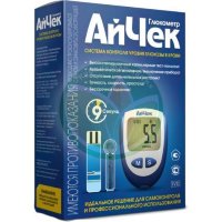 Айчек глюкометр набор(система контроля уровня глюкозы в крови)