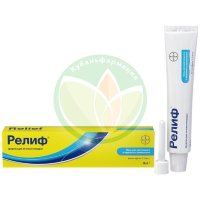 Релиф мазь ректальная и для наружного применения 28.4г в компплект. с аппликат.