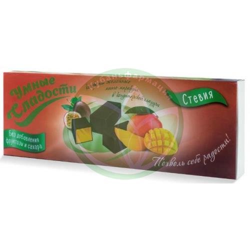 Умные сладости конфеты 105г желейные манго + маракуйя в глазури купить в Кавказском районе