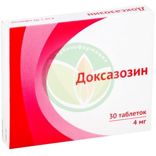 Доксазозин таблетки 4мг №30 купить в Кущевском районе