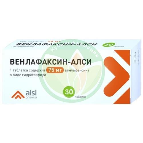 Венлафаксин-алси таблетки 75мг №30 купить в Апшеронске