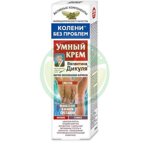 Валентин дикуль умный крем крем для тела 125мл мумие/сумах купить в Щербиновском районе