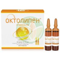 Октолипен концентрат для приготовления раствора для инфузий 30мг/мл 10мл №10