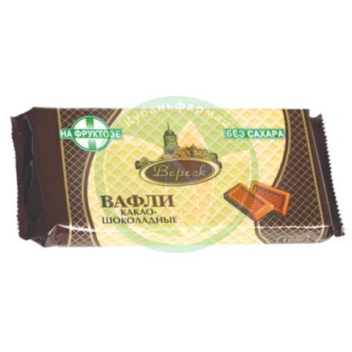Вереск вафли 105г какао-шоколад на фруктозе купить в Щербиновском районе