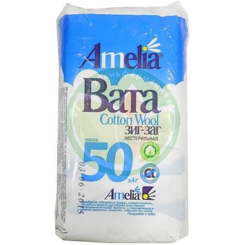 Амелия вата зиг-заг хирург. 50г. н/стер. купить в Приморско-Ахтарском районе