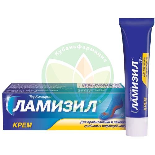 Ламизил крем для наружного применения 1% 15г купить в Темрюкском районе